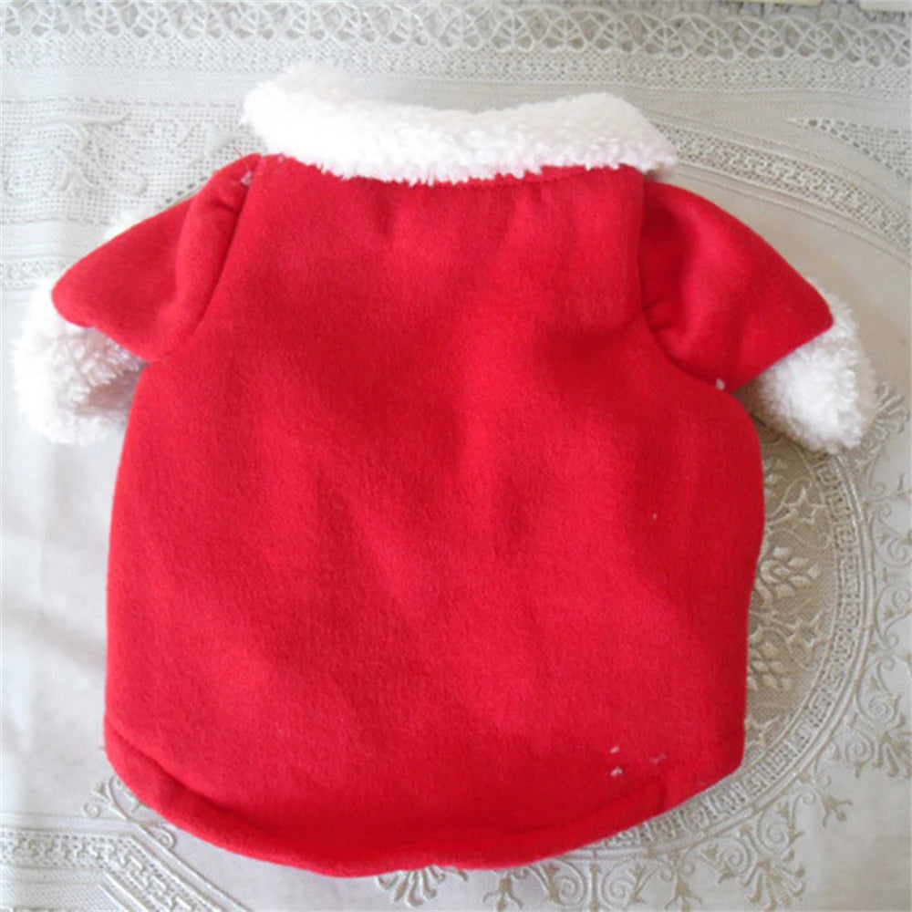 Costume Babbo Natale per gatti e cuccioli
