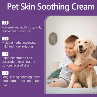 Crema per la cura della pelle degli animali domestici