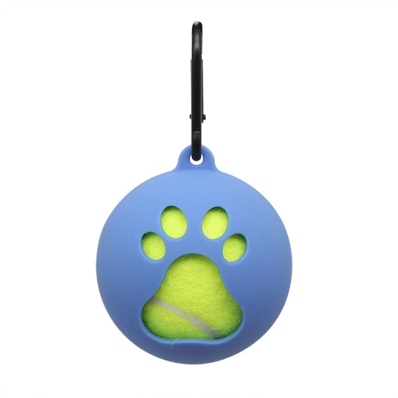 Supporto per copertura per palline per animali domestici con attacco per guinzaglio per cani Supporto per palline da tennis