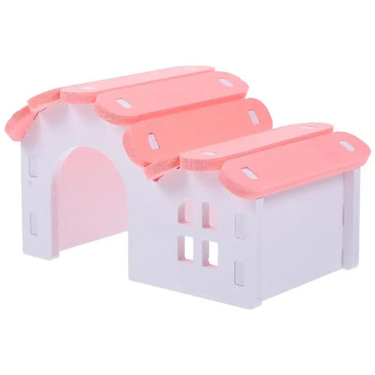 Hamster Labyrinth Haus Kunststoff Hamster Versteck Hamster Großer Meerschweinchen Cottage Hamster Käfig Zubehör Chinchilla klein