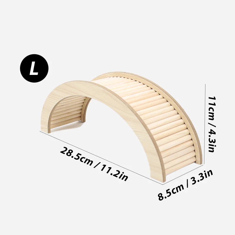 Scaletta per criceti in legno