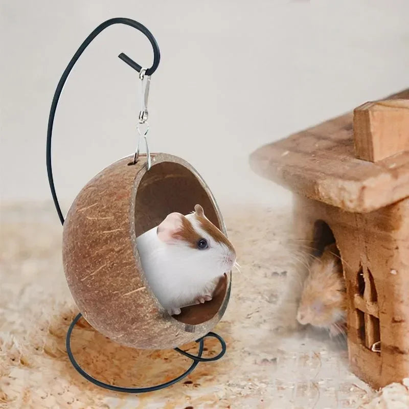 Kokosnussschale für Kleintiere