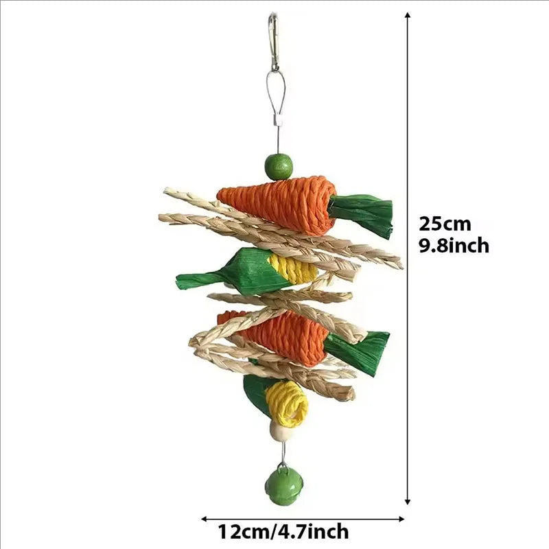 Strohspielzeug für Kleintiere