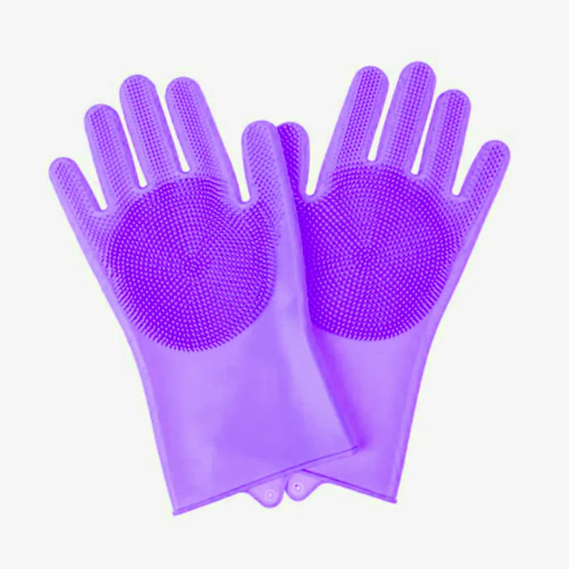 Badehandschuhe für die Haustierpflege Badehunde-Shampoo-Bürste Magischer Massage-Reinigungsschwamm Handschuh Silikon-Haarentfernungshandschuh