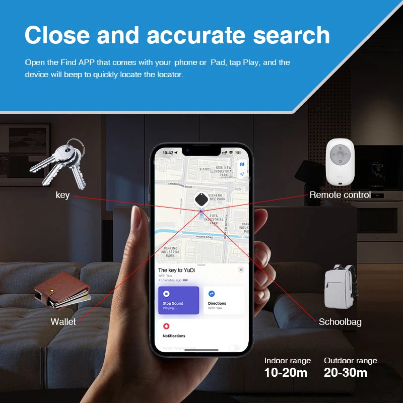 Mini localizzatore Bluetooth 5.0 anti-smarrimento