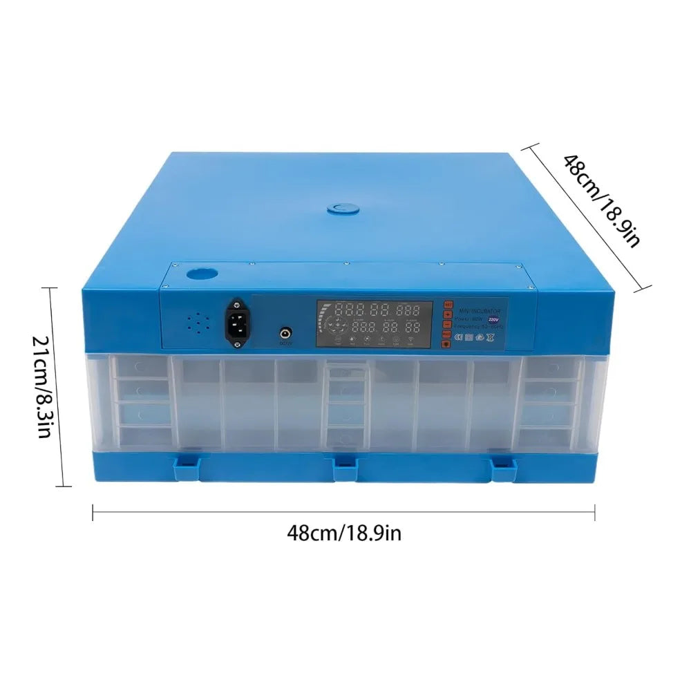 Incubatrice per uova 220V Macchina da cova automatica Temperatura e umidità regolabili Rotazione automatica di 360 gradi