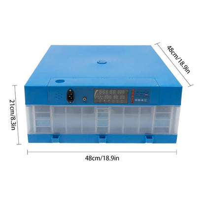 Incubatrice per uova 220V Macchina da cova automatica Temperatura e umidità regolabili Rotazione automatica di 360 gradi