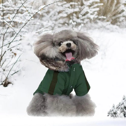 Piumino con cappuccio caldissimo