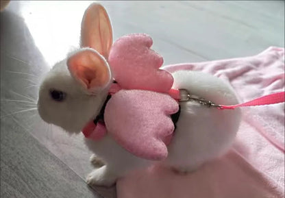 Imbracatura per piccoli animali con ali d'angelo