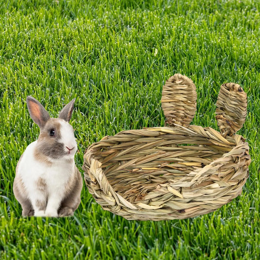 Nido per piccoli animali in paglia naturale