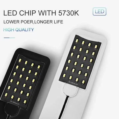 Superschlanke LED-Aquarium-Pflanzenleuchten, Wachstumslicht, 5 W/10 W/15 W, Aquarien-Pflanzenbeleuchtung, wasserdichte Clip-on-Lampe für Aquarien
