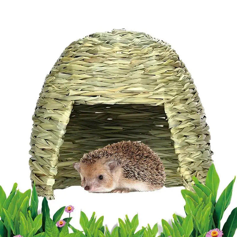 Gras Haus Für Kaninchen Faltbare Betten Meerschweinchen Verstecke Kleintier Spiel Versteck Bett Lebensraum Dekor Heubett Spielhaus Für