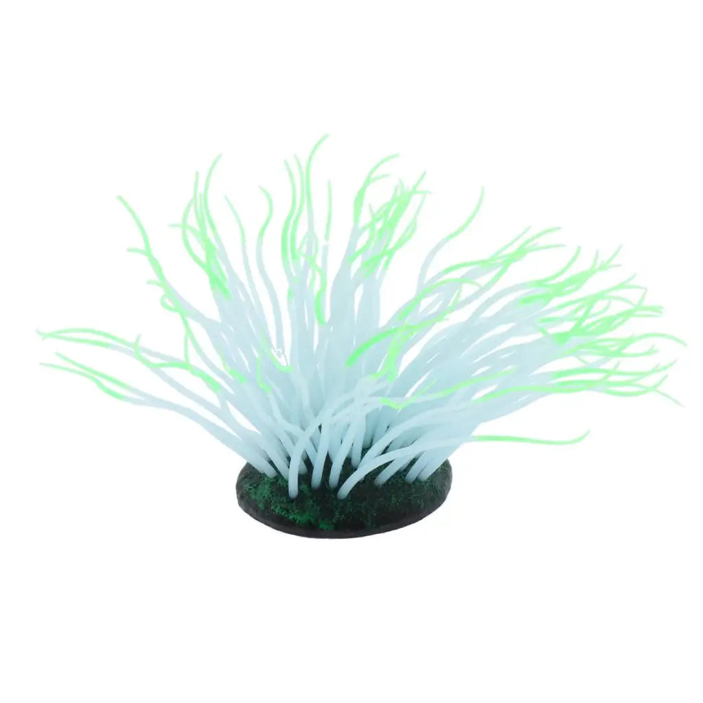 Aquariendekoration: künstliche dunkle Seeanemone als Landschaftsgestaltung