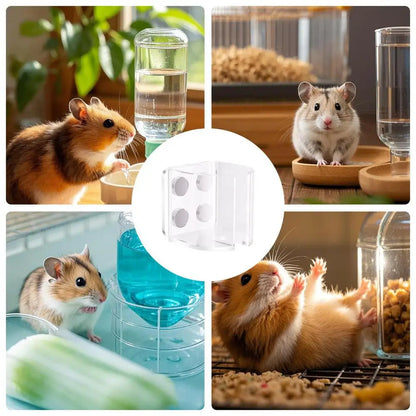 Supporto magnetico per bottiglia d'acqua per piccoli animali