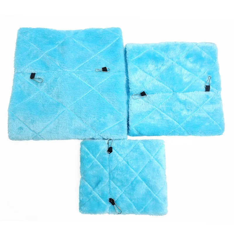 Letto per uccelli Gabbie per pappagalli per uccelli invernali per animali domestici Calda peluche Amaca Capanna Tenda Letto Appeso Grotta per dormire e schiusa Accessori per uccelli