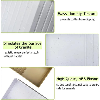 Pond con feeder per tartarughe d'acqua