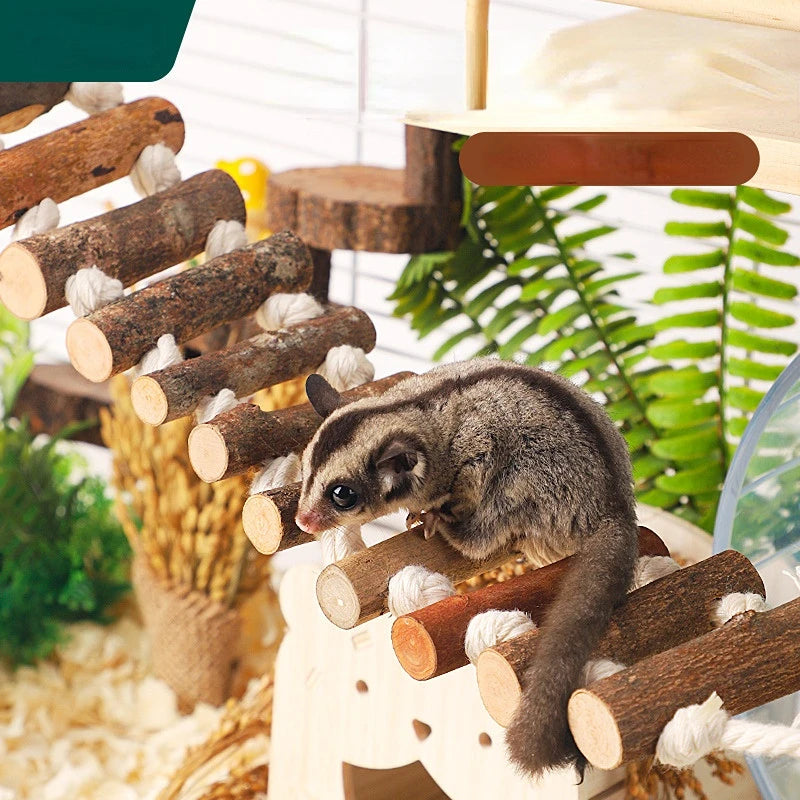 Gabbia per pappagalli Altalena Giocattolo Scaletta Giocattolo da masticare per uccelli da compagnia Filo di cotone appeso per uccello Noia Gabbia per rompere il cerchio sospeso Giocattolo