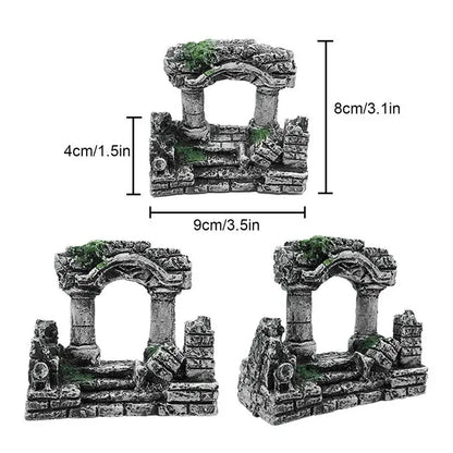 Decorazioni per acquario colonne