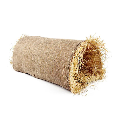 Kaninchen Hideaway Spielzeug Gras Stroh Kaninchen Spielzeug Tunnel Hamster Zubehör für Meerschweinchen Chinchilla Frettchen Ratten
