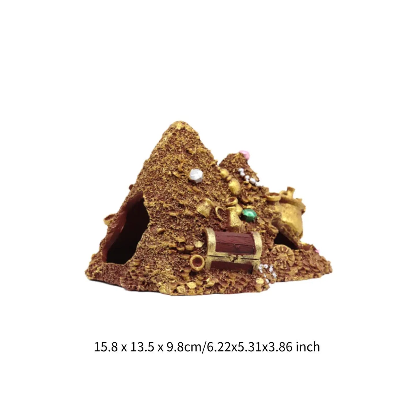 Aquarium Rockery Hideaway Aqua Höhlen Multifunktionale Brücke Ornament Aquarium Dekoration für Tisch Desktop Dekorativ